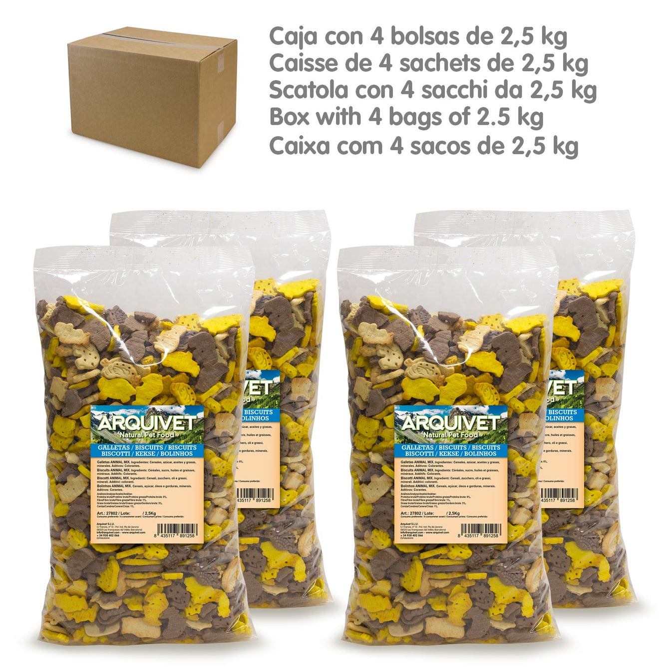 Galletas "Animal Mix"