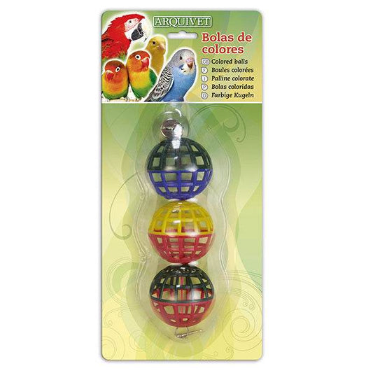 Boules colorées 16x4,5cm - Arquivet