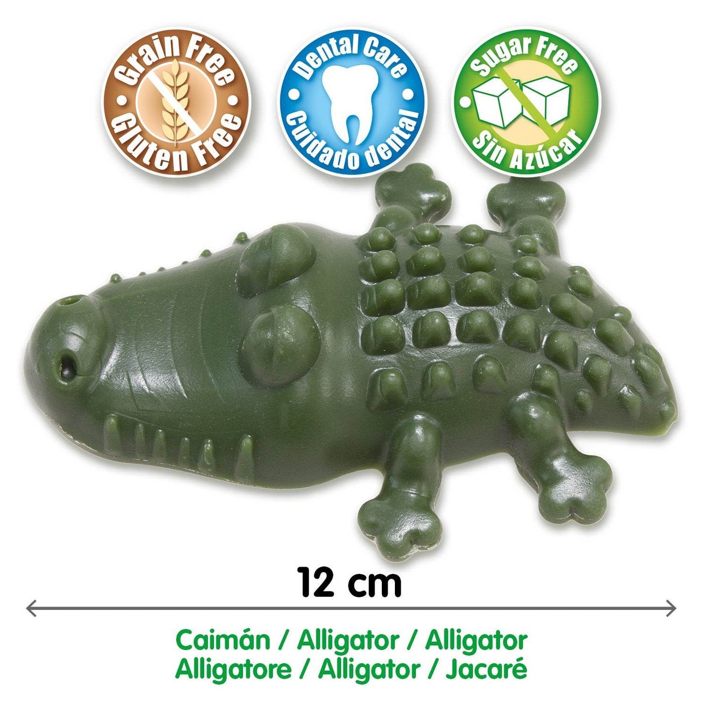 DENTAL TREATS Alligator 9cm/28g (Expo 60 un.) - Arquivet
