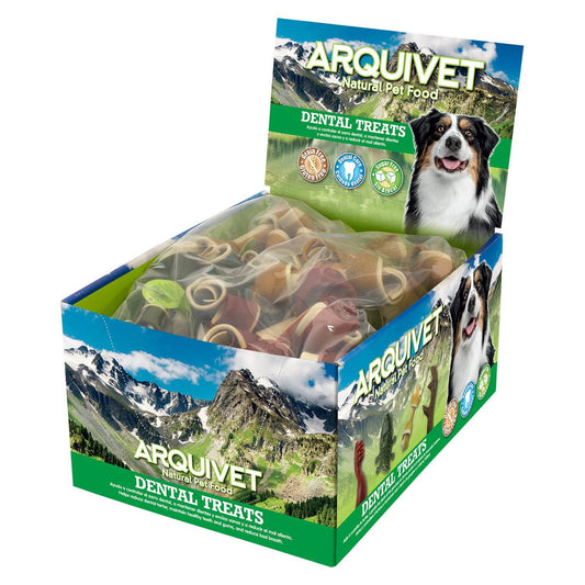 DENTAL TREATS Osso annodato 10 cm/45 g (Expo 50 unità) - Arquivet