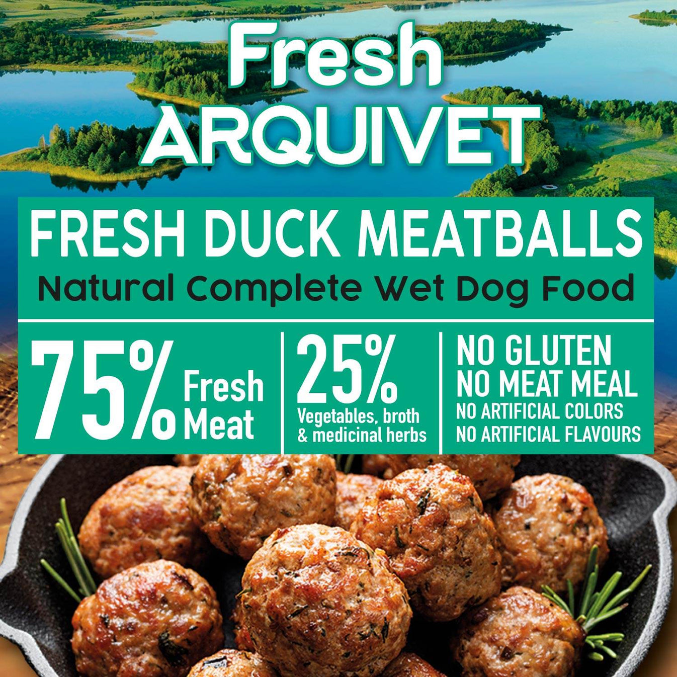 Fresh - Duck meatballs 400 gr - Arquivet