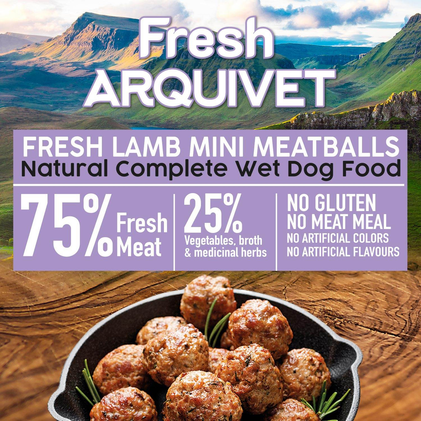 Fresh Mini Lamb Meatballs - 200 gr - Arquivet
