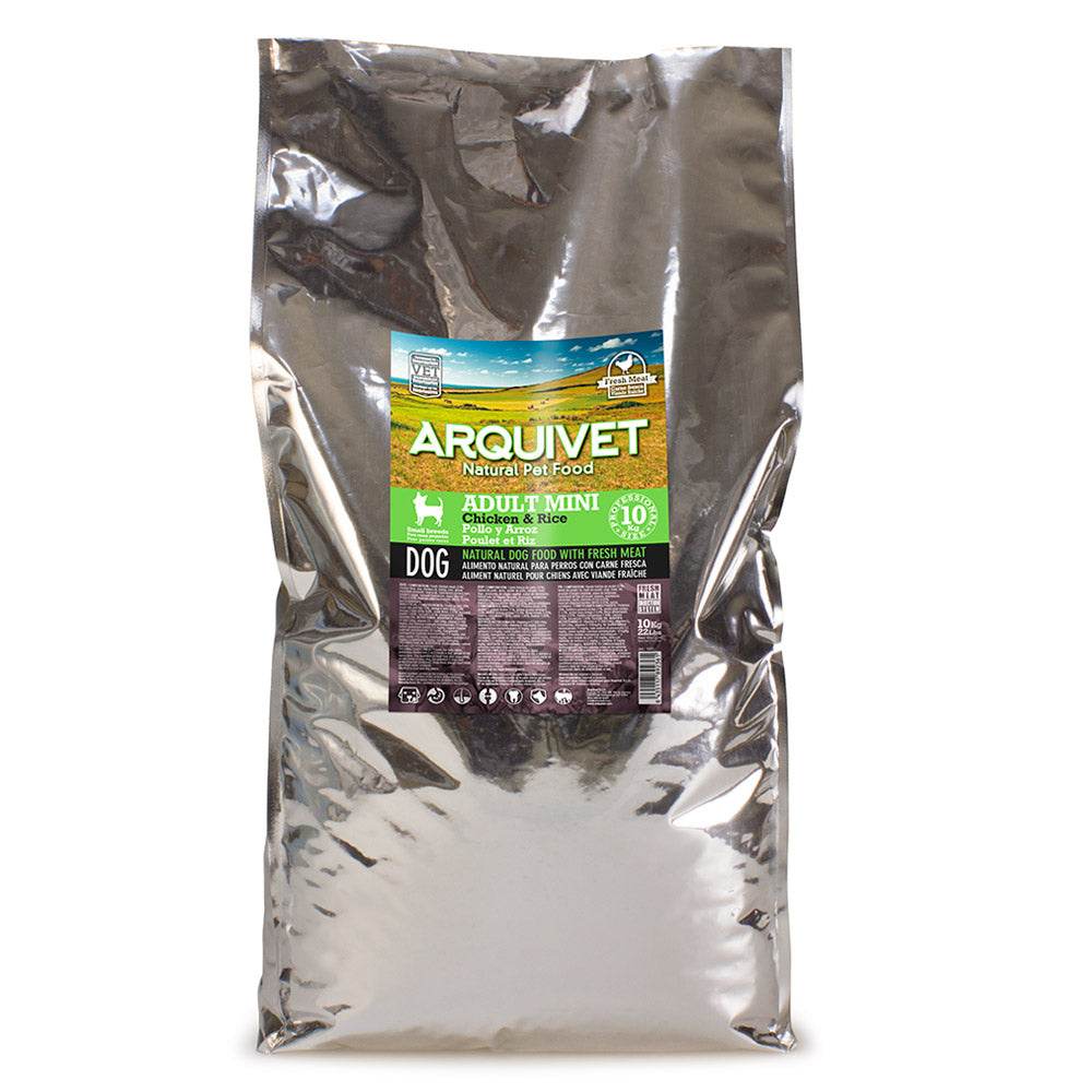 Super Premium Chicken and Rice Feed for Small Breeds (Fresh Meat) - Arquivet