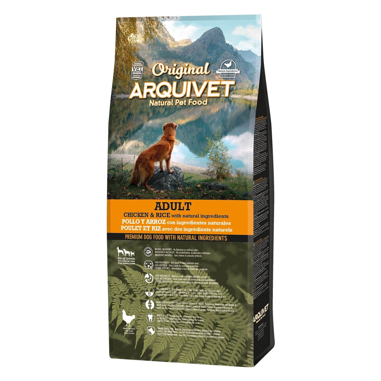 Original-Pienso de Pollo y Arroz para razas pequeñas - Arquivet