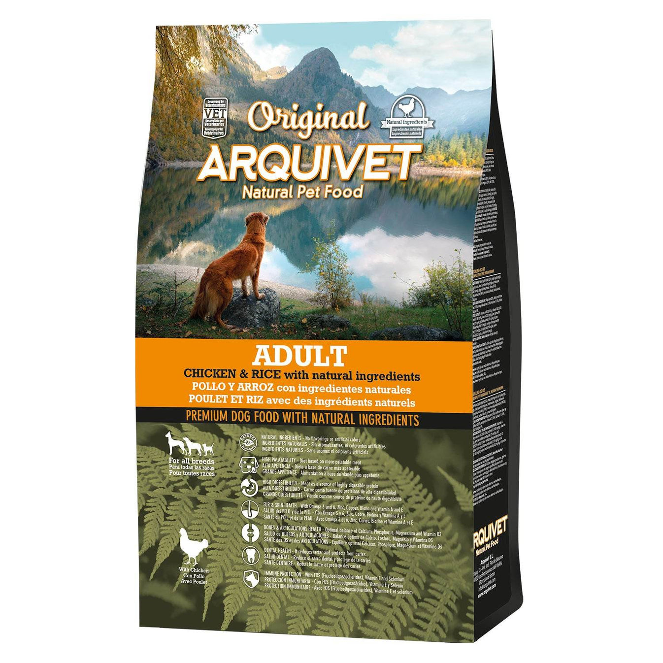 Original Chicken and Rice Feed for Small Breeds - Arquivet