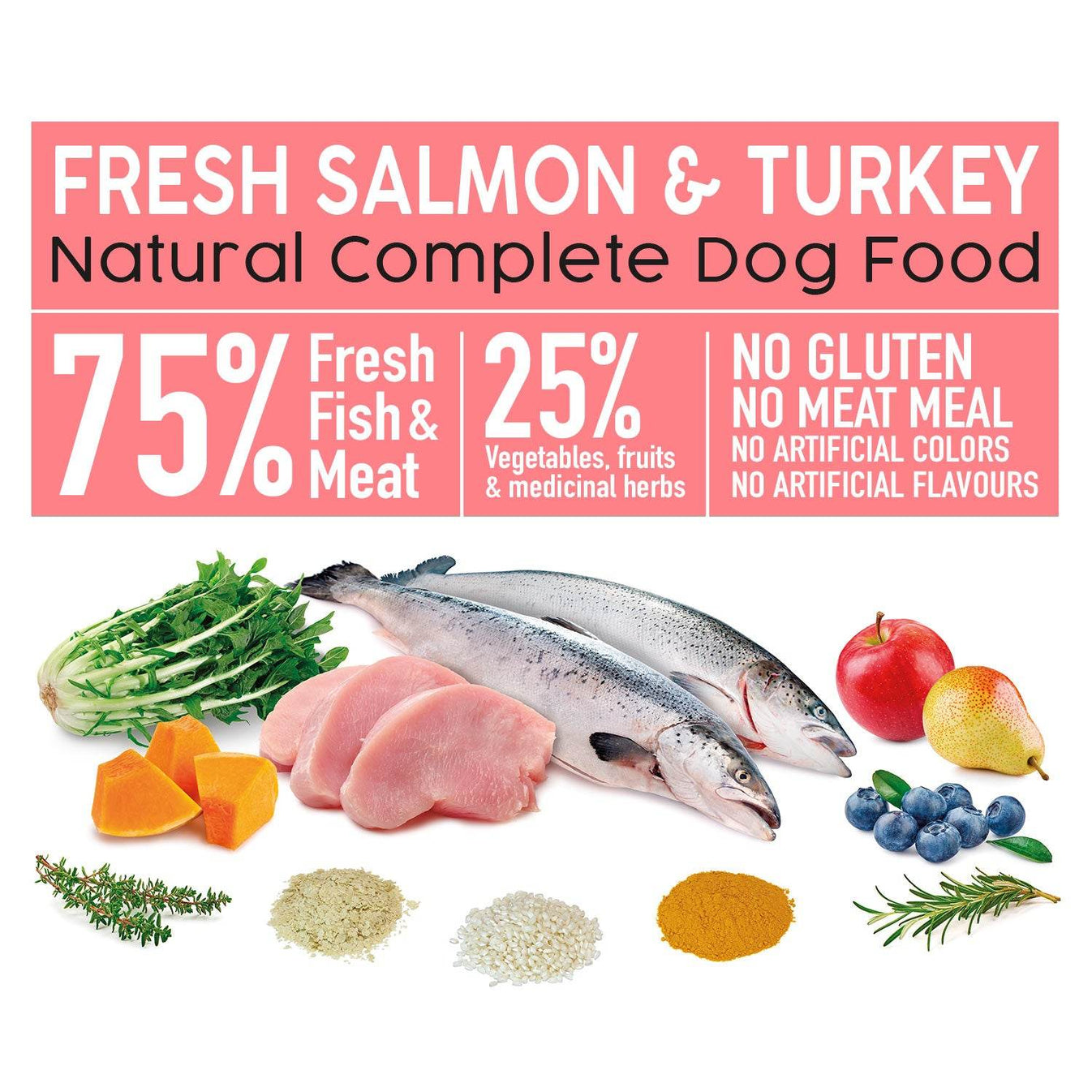 Fresh - Semi-moist Salmon and Turkey Feed - Arquivet