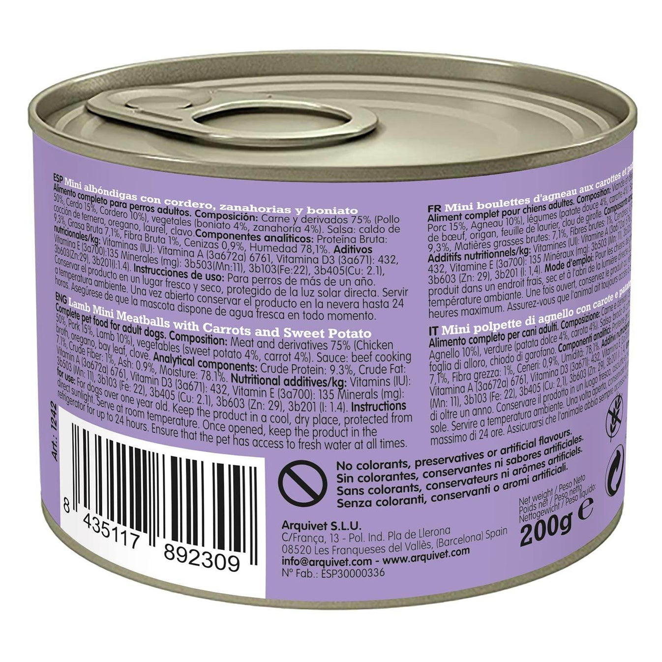 Fresh Mini Lamb Meatballs - 200 gr - Arquivet