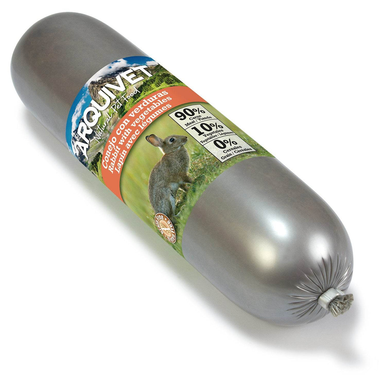 Natural Wet Food - Rabbit and Vegetables 500 g - Arquivet