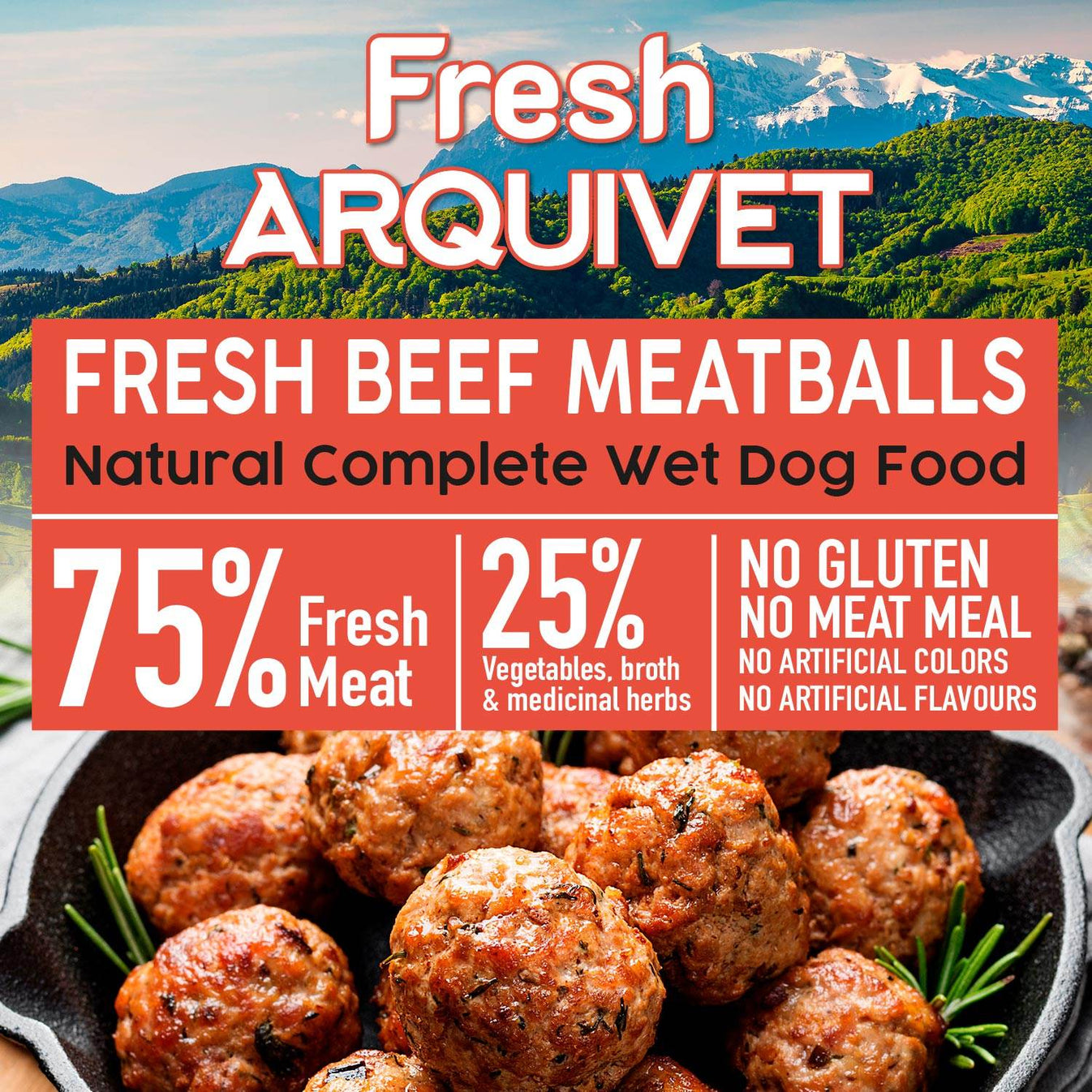 Fresh - Beef Meatballs - 400 gr - Arquivet