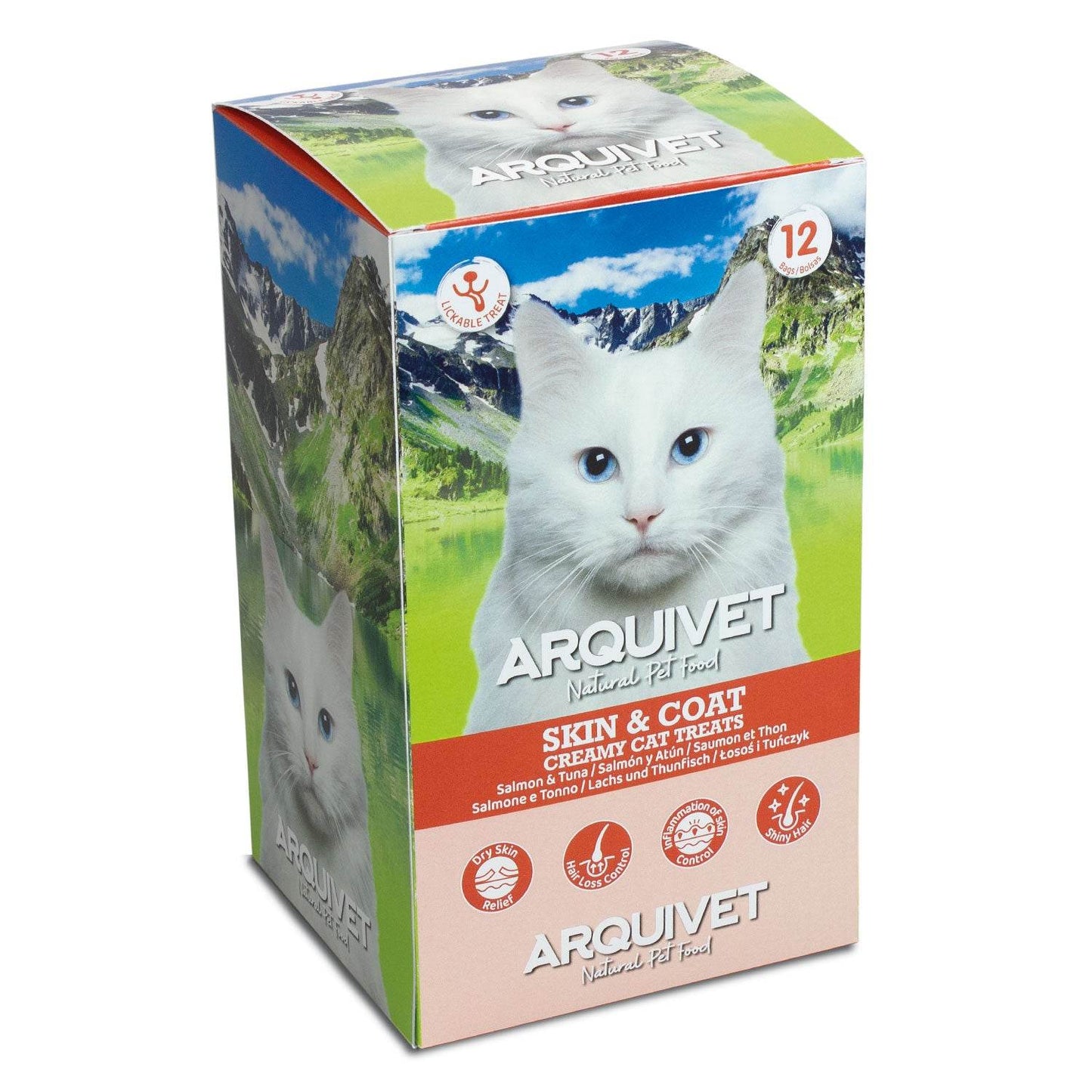 Snack cremoso de salmón y atún - SKIN & COAT - Arquivet