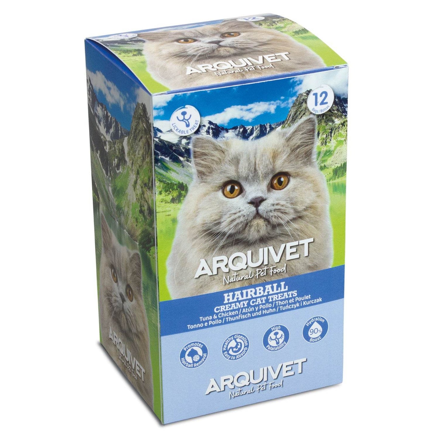 Snack cremoso de atún y pollo - HAIRBALL - Arquivet