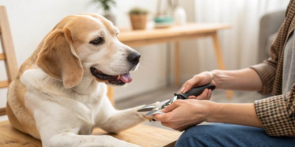 Como cortar as unhas de um cachorro?