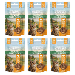 Crunchy Filled Treats de Pollo - Snacks crujientes para Gato 40g.