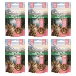 Crunchy Filled Treats de Salmón - Snacks crujientes para Gato 40g.