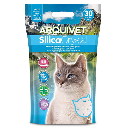Lecho higiénico de arena de sílice para gatos - Arquivet