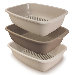 Bandeja higiénica triple "Miso" Mix - 54 x 38,5 x 16 cm - Para gatos