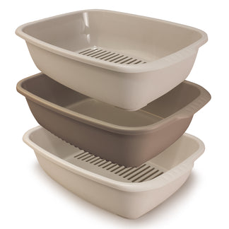 Bandeja higiénica triple "Miso" Mix - 54 x 38,5 x 16 cm - Para gatos