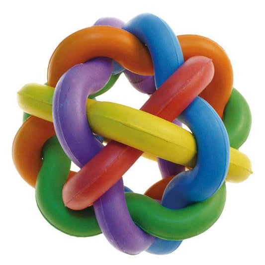 Pelota de goma con nudos - Arquivet