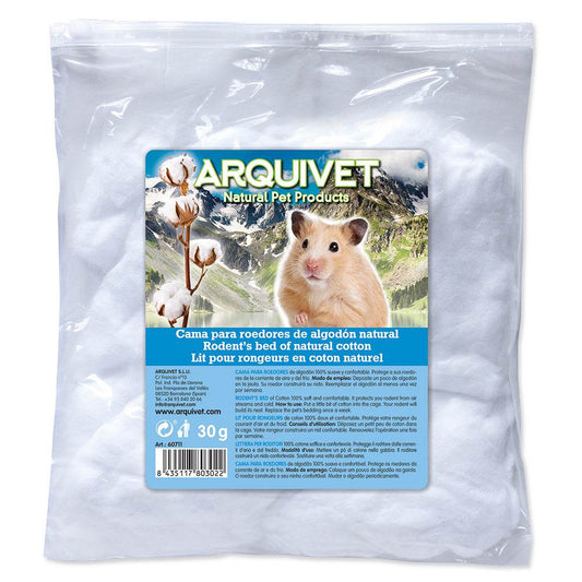 White cotton for hamsters - Arquivet