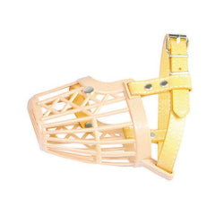 Plastic and leather muzzle - Arquivet