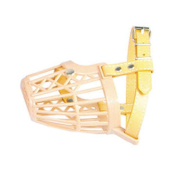 Plastic and leather muzzle - Arquivet