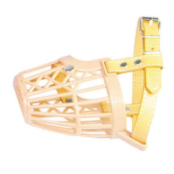 Plastic and leather muzzle - Arquivet
