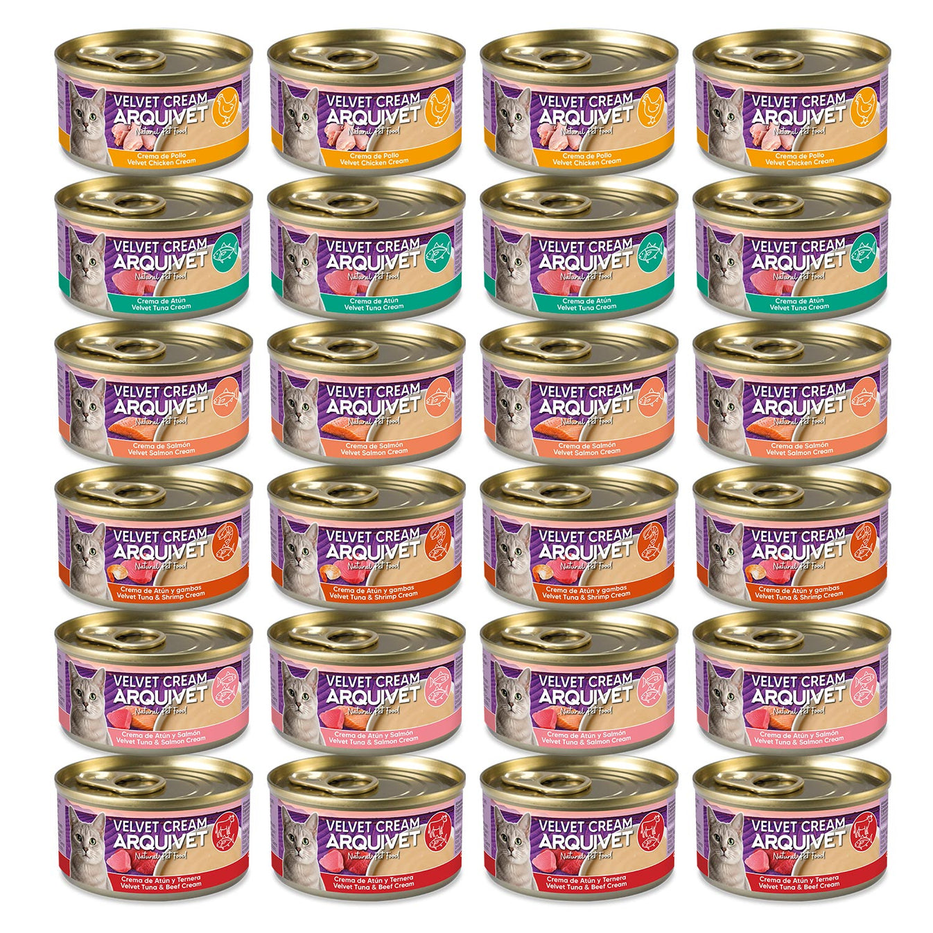 Canned Velvet Cream (6 Recipes) - Variety Pack