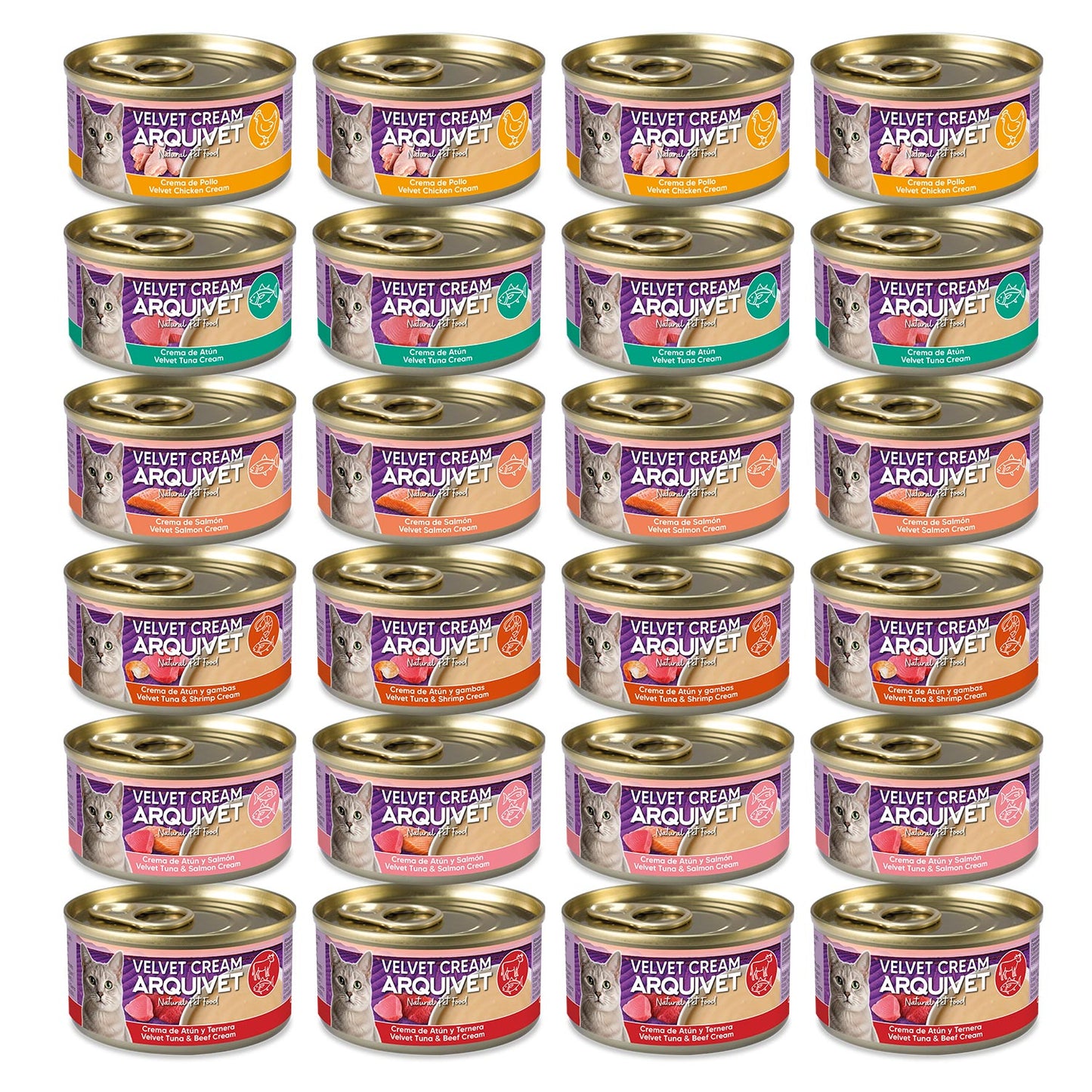 Canned Velvet Cream (6 Recipes) - Variety Pack