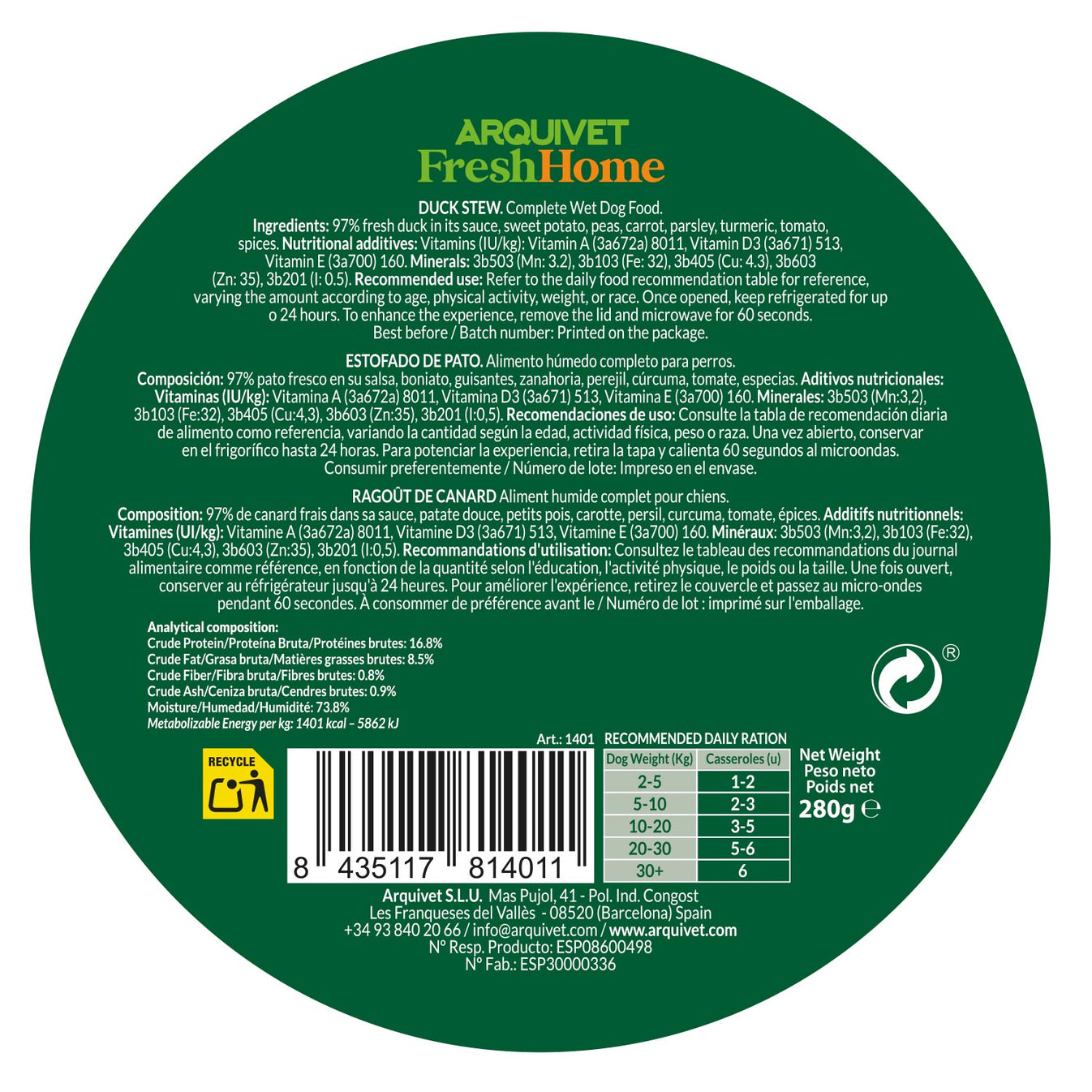 Estofado de pato / FreshHome