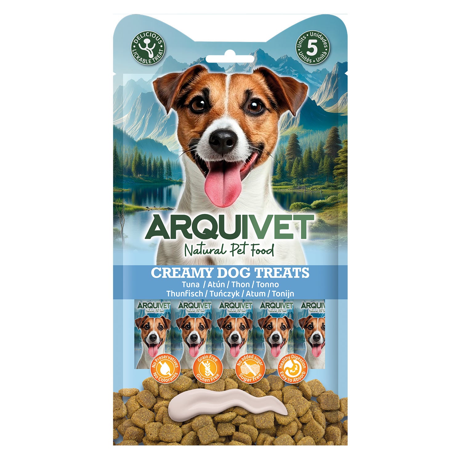Creamy Dog Treats - Snack cremoso de atún (bolsa 5 sobres de 14 g)