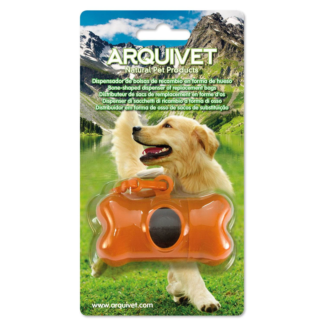 Dispensador de bolsas en forma de hueso - Arquivet
