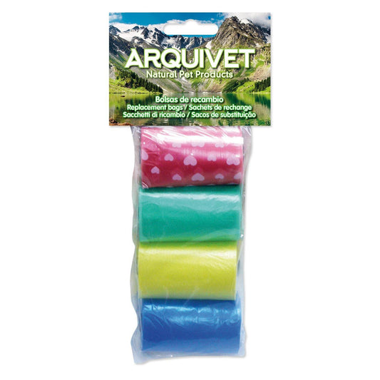 Bolsas de colores para recogida de excrementos de perros - Arquivet