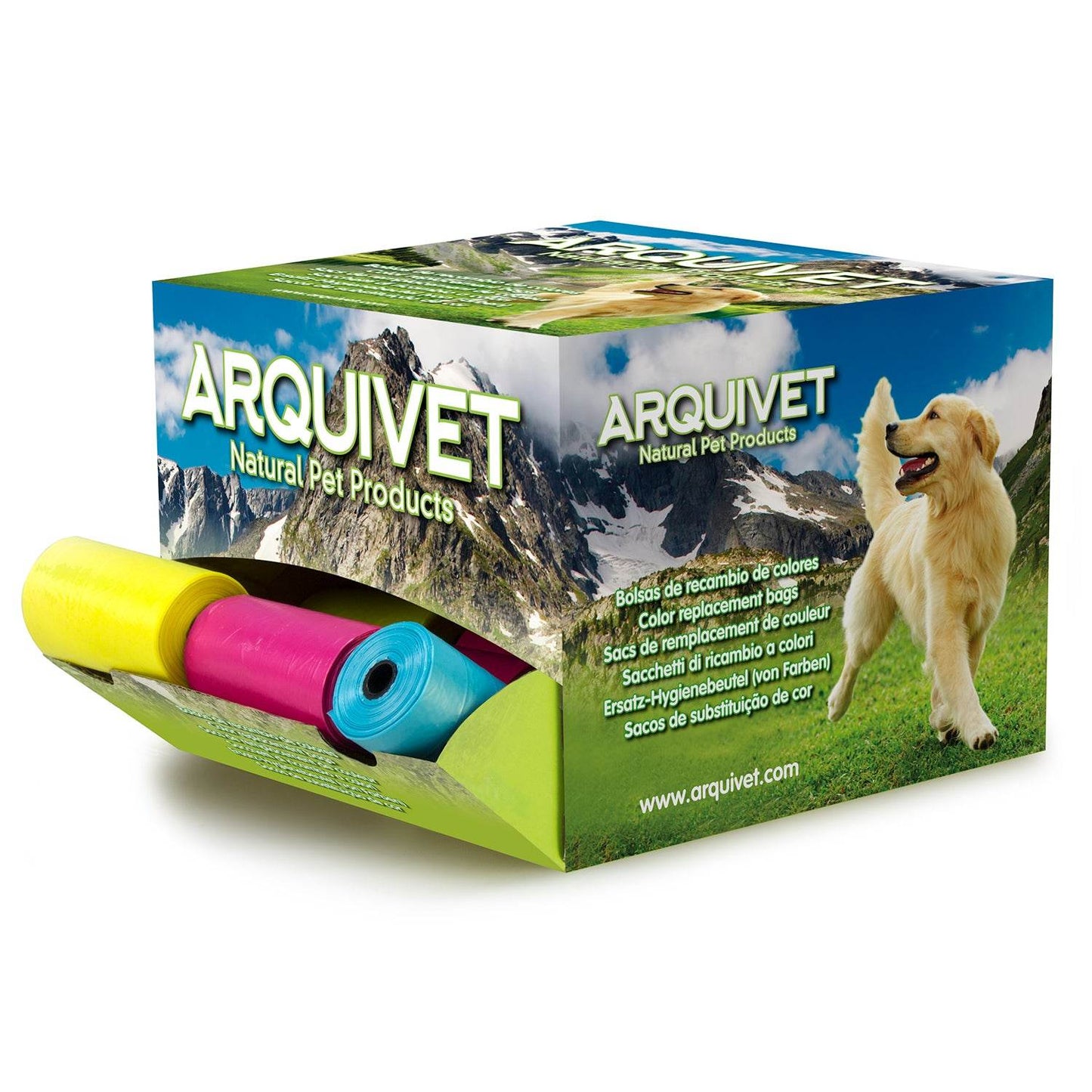 Bolsas de colores para recogida de excrementos de perros - Arquivet