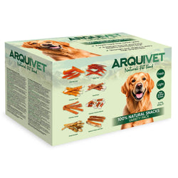 Snacks naturales para perros - 8 bolsas de 100g - Arquivet
