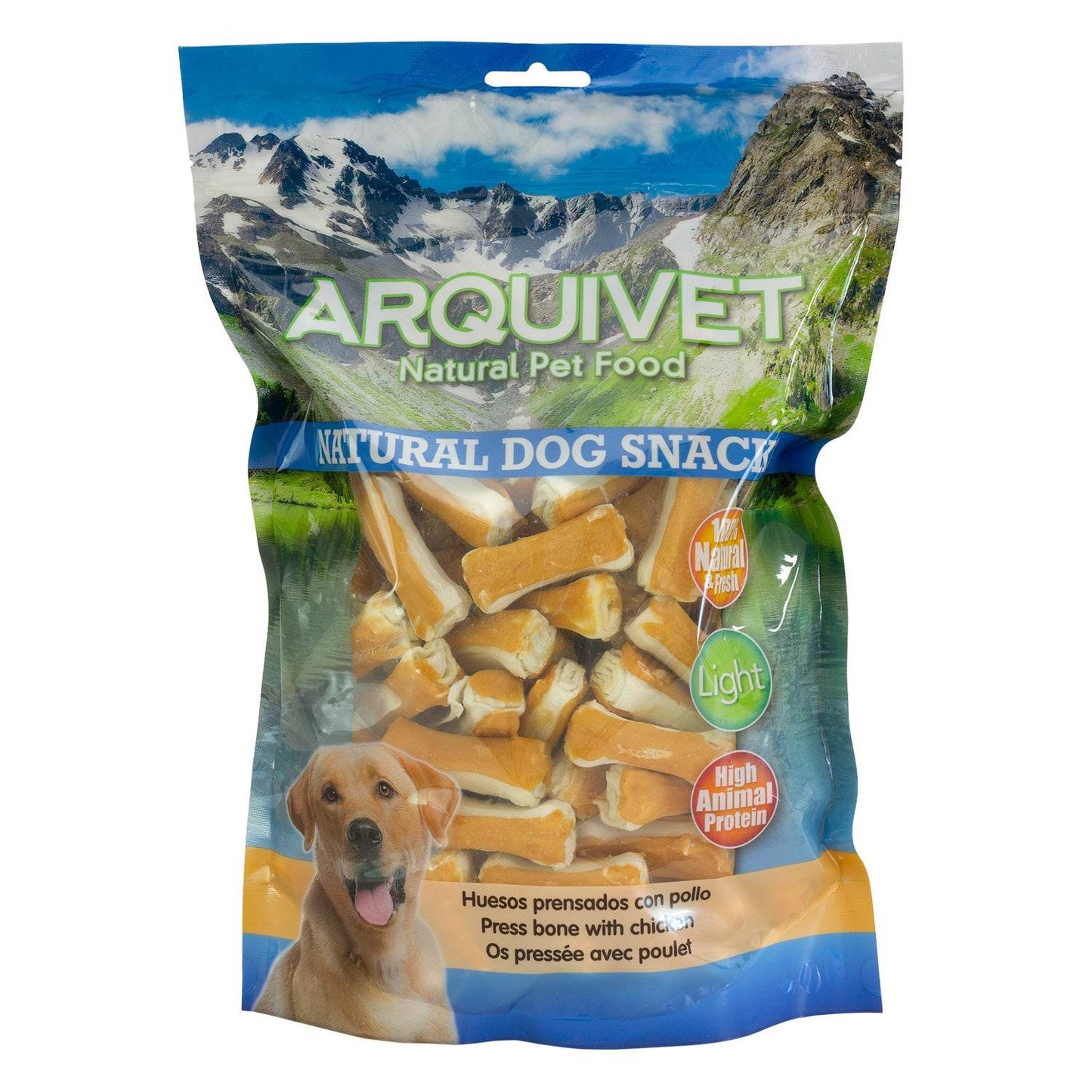Huesos prensados con pollo - Arquivet