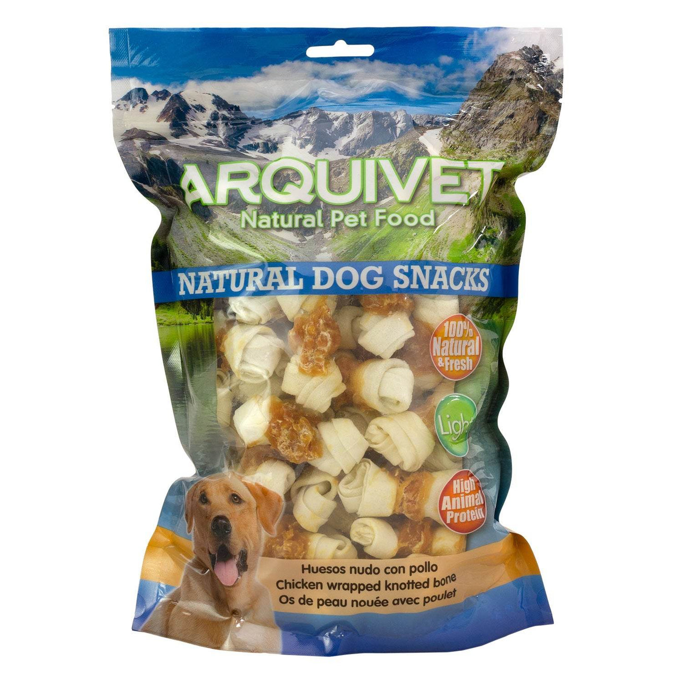 Huesitos nudo con pollo - Arquivet