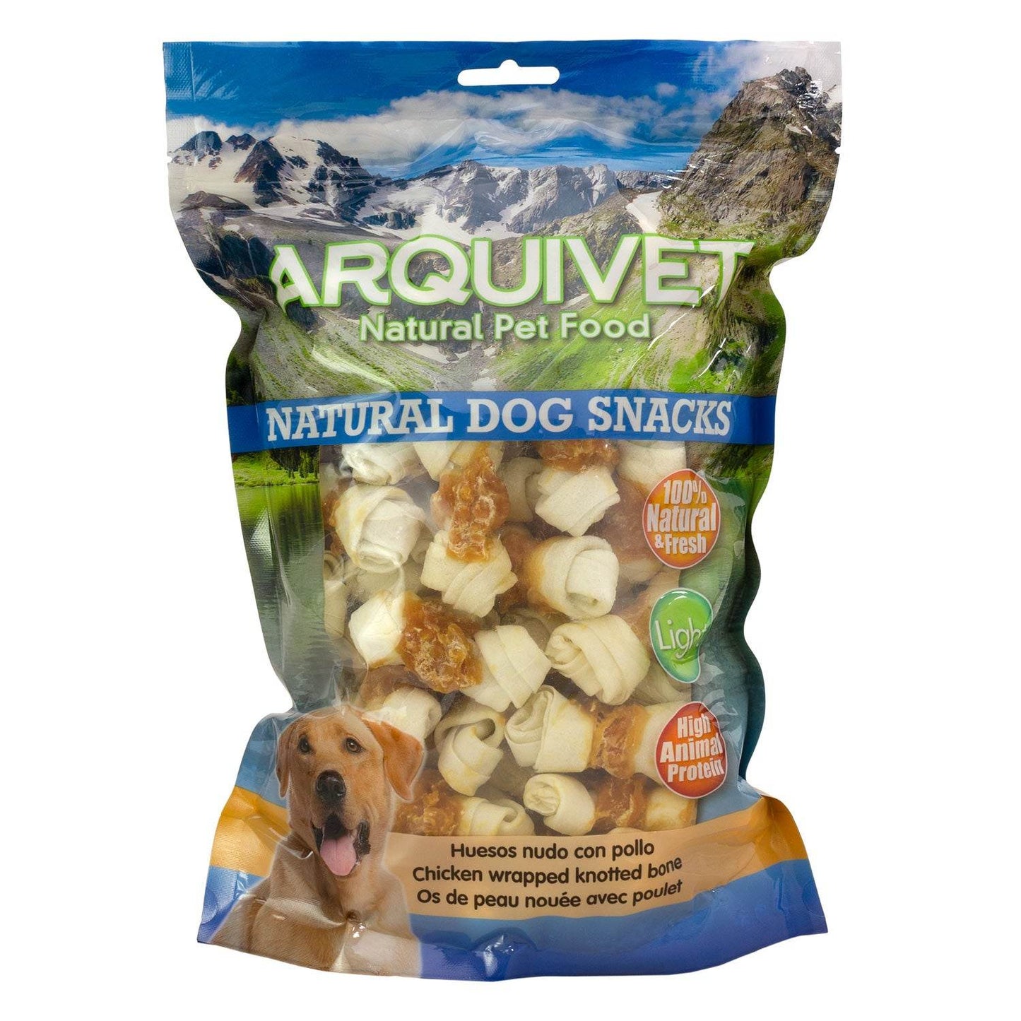 Huesitos nudo con pollo - Arquivet