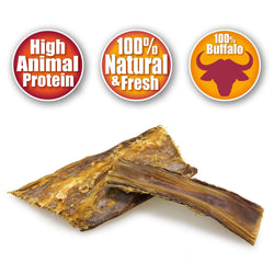 Buffalo Esophagus Bars - 12cm - 60g - 5 units - Arquivet