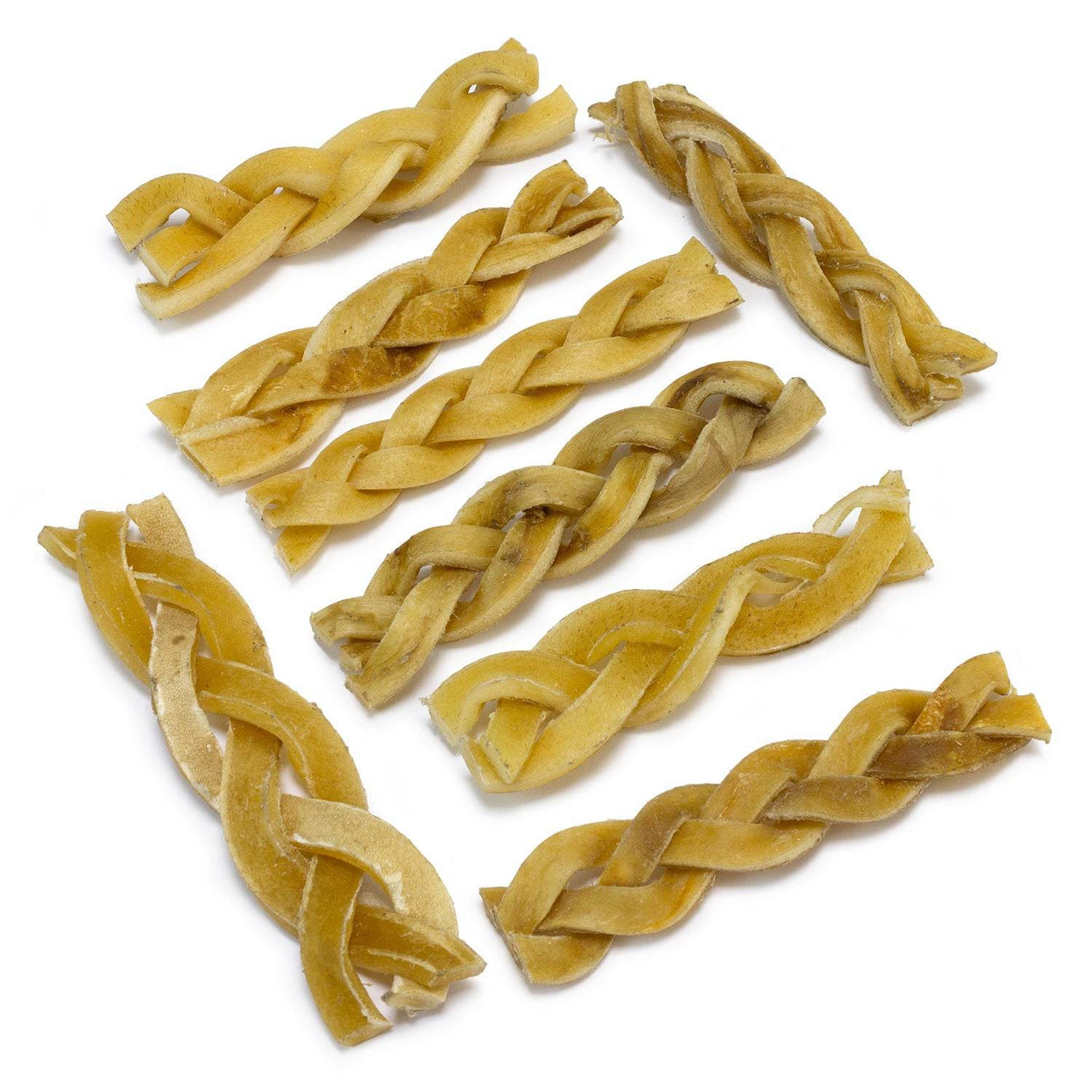 Trenzado de Piel de Búfalo - 100 g - 12cm - 5 unidades - Arquivet