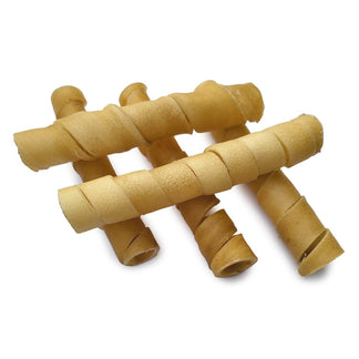 Espirales de Colágeno de Búfalo - 12 cm - 100 g - 5 unidades - Arquivet