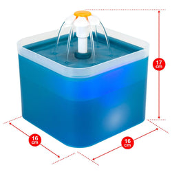 Fuente de agua con luz led - Arquivet