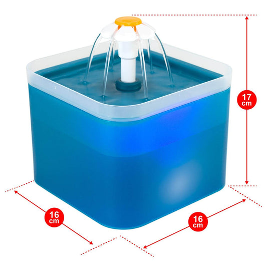 Fuente de agua con luz led - Arquivet