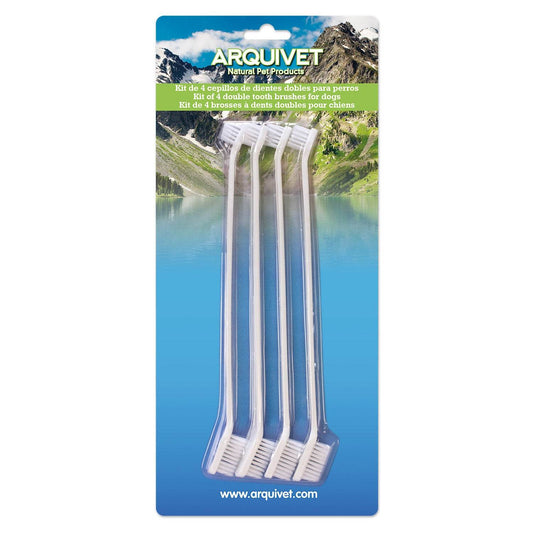 Kit de 4 cepillos de dientes dobles - Arquivet
