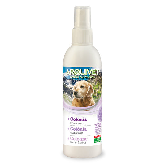 Agua de colonia aroma a talco - 125 ml.