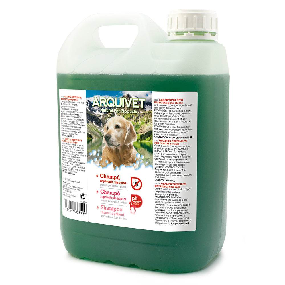 Champú repelente de insectos - Arquivet