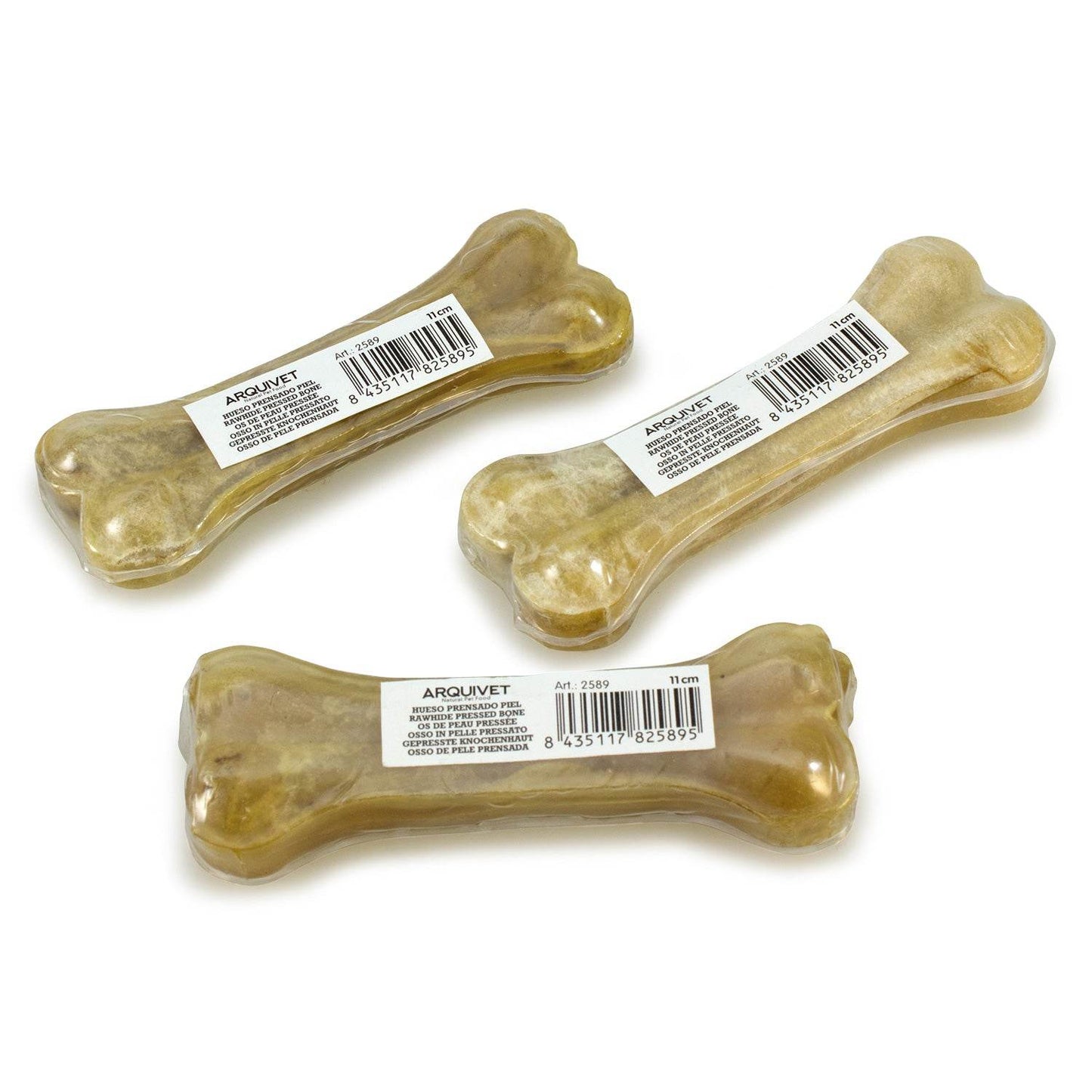 Hueso prensado piel (retractilado) - Arquivet
