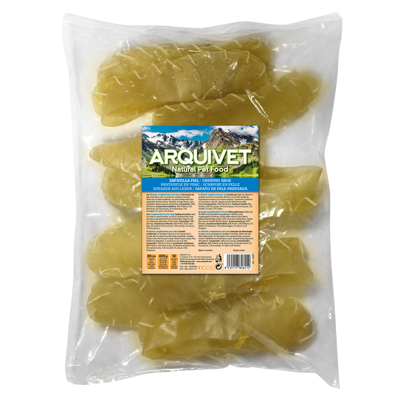 Leather sneaker 20 cm.