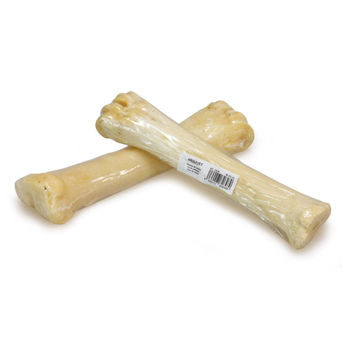 Huesos de Calcio de búfalo 18-25cm - Caja expositora de 16 unidades - 4.000 gr - Arquivet