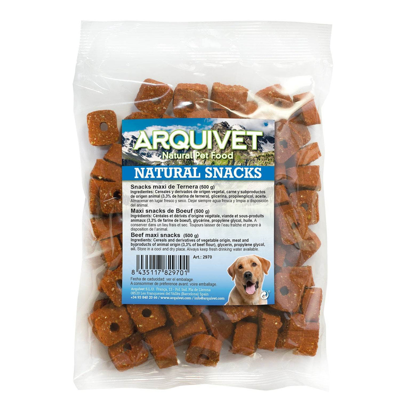 Snacks maxi de ternera - Arquivet