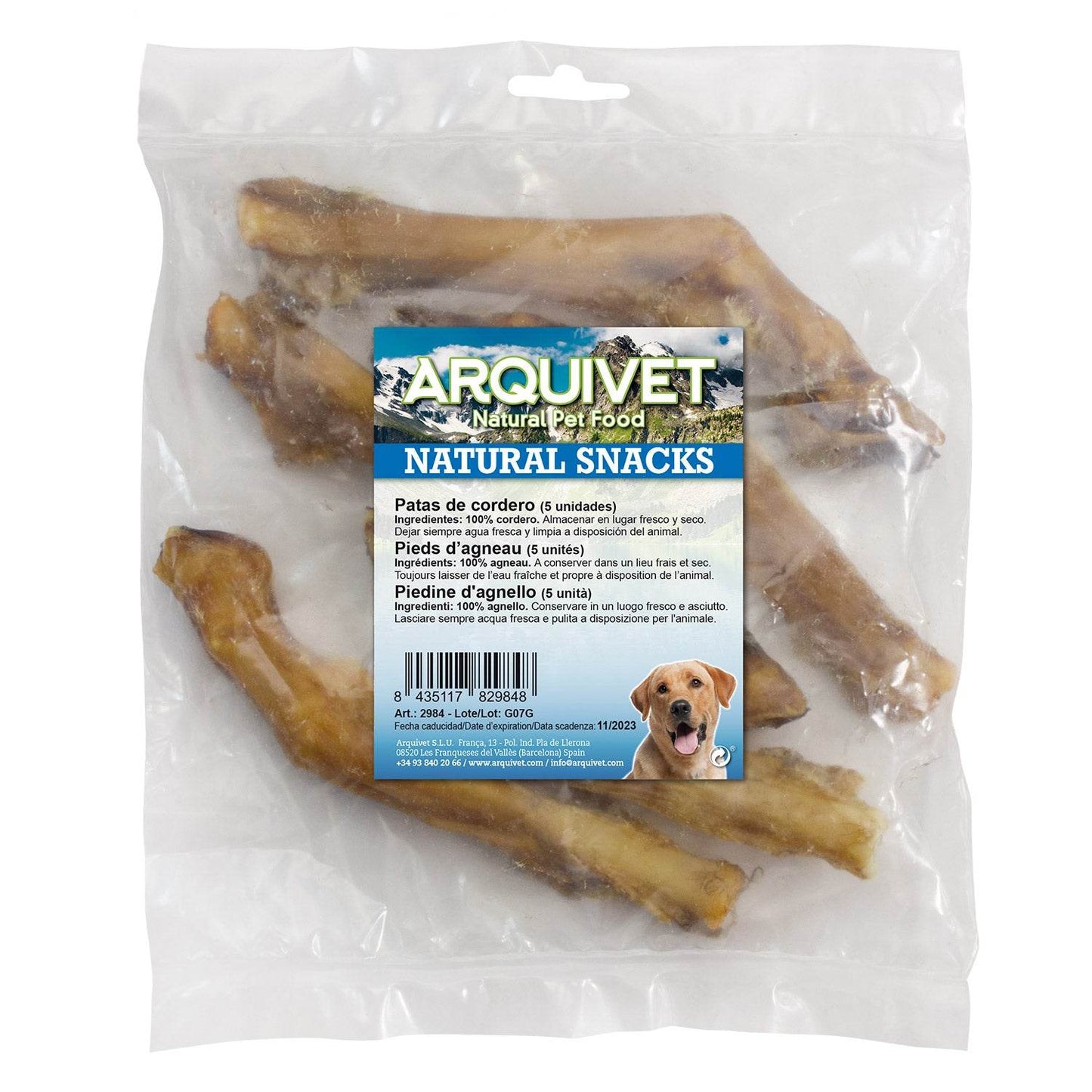 Patas de cordero (Bolsa 5 uds.) - Arquivet